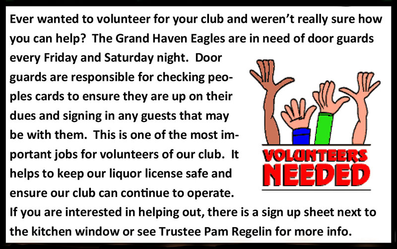 September 2025 volunteers needed 800